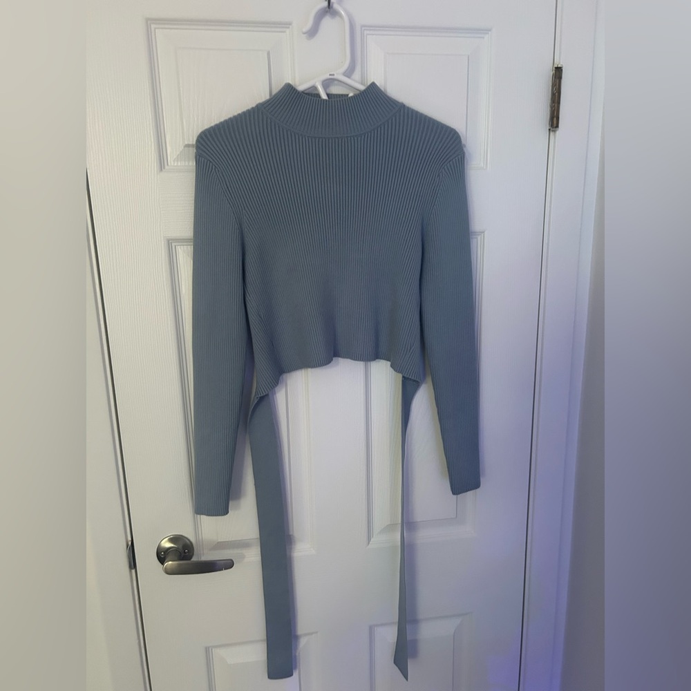 Zara backless ribbed top